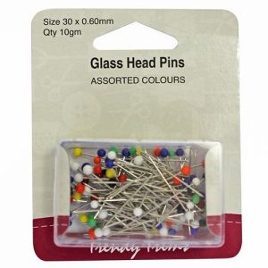 Glass Head Pins
