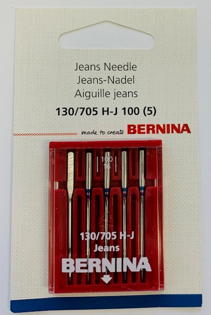 Bernina Needle - Jeans 130/705 H-J 100 - 5 Needle Pack
