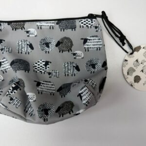 DMC Sheep Bag with Zip Grey