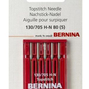 Bernina Needle - Topstitch 130/705 H-N 80 - 5 Needle Pack