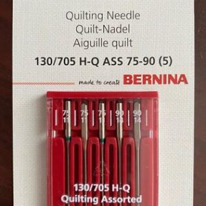 Bernina Needle - Quilting 130/705 H-Q ASS 75-90 - 5 Needle Pack