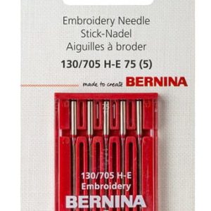 Bernina Needle - Embroidery 130/705 H-E 75 - 5 Needle Pack