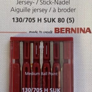 Bernina Needle Jersey/Embroidery 130/705 H SUK 80