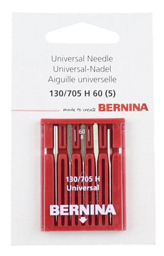 Bernina Universal Needle 130/706 H 60 5} 5 pack
