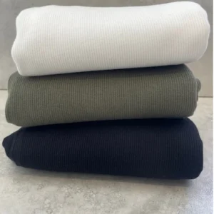 Eco Rib Organic Cotton Black