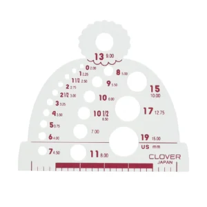 Clover Knitting Needle Gauge