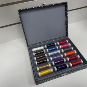 Happy Gift Thread Spool Storage Box with Mettler Threads