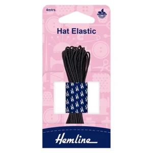 Hat Elastic 4mts Black