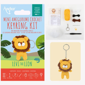 Mini Amigurumi Crochet Keyring Kit